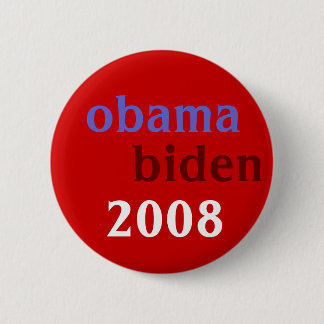 Badge Rond 5 Cm Obama Biden 2008