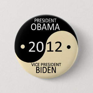 Badge Rond 5 Cm Obama/Biden 2012