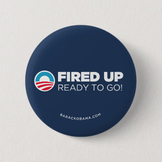 Badge Rond 5 Cm Obama Biden a mis le feu lu pour aller