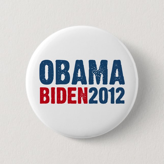Badge Rond 5 Cm Obama Biden - bouton (Devant)
