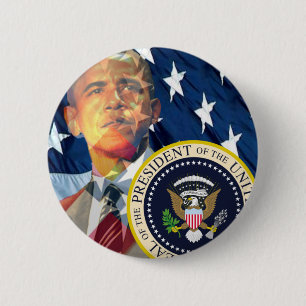 Badge Rond 5 Cm Obama donne 3