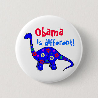 Badge Rond 5 Cm Obama est différent ! Bouton