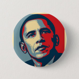 Badge Rond 5 Cm obama-oui--pouvez