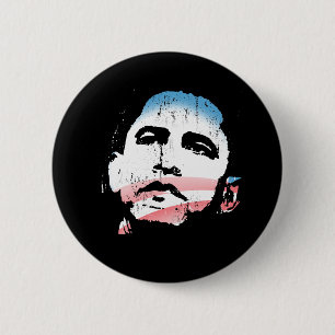 BADGE ROND 5 CM OBAMA POUR LE CHANGEMENT