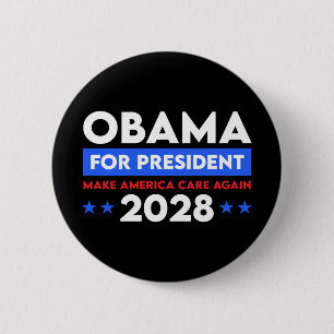 Badge Rond 5 Cm Obama pour le président 2028 redonne aux Etats-Uni