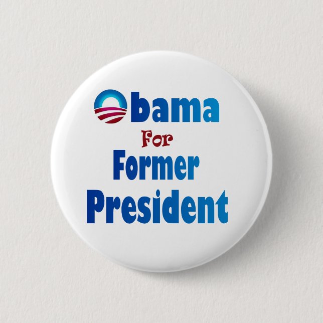 Badge Rond 5 Cm Obama pour le Président Button (Devant)