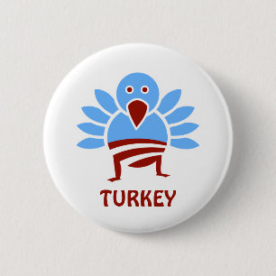 Badge Rond 5 Cm Obama Turquie