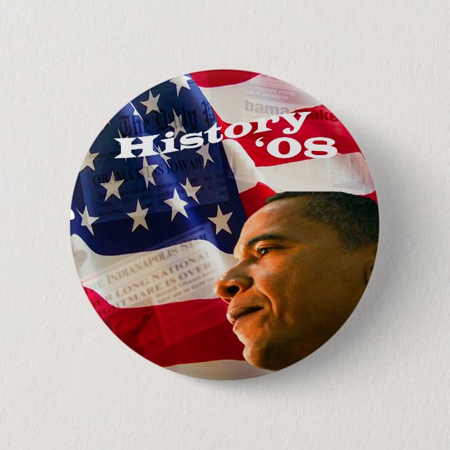 Badge Rond 5 Cm Obamat-shirt4 (Devant)