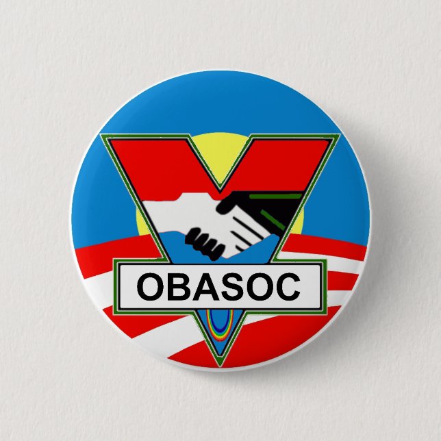 Badge Rond 5 Cm OBASOC - Bouton (Devant)
