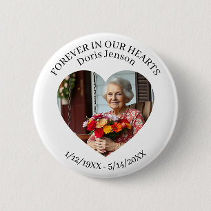 Badge Rond 5 Cm Objet souvenir de mémorial ou de veille À jamais