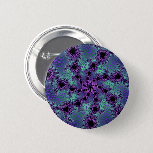 Badge Rond 5 Cm Oblitération pourpre (Devant & derrière)