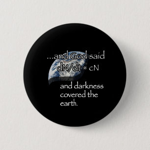 Badge Rond 5 Cm Obscurité (la terre)