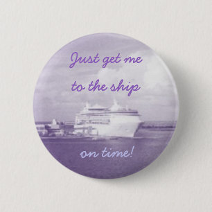 Badge Rond 5 Cm Obtenez au bouton de bateau