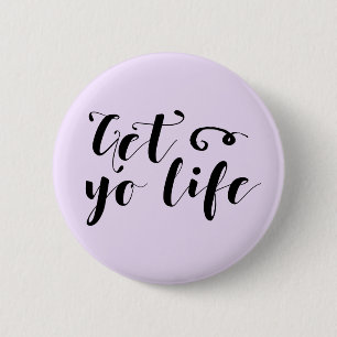 Badge Rond 5 Cm Obtenez votre typographie de vie