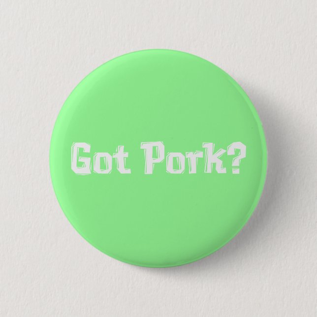 Badge Rond 5 Cm Obtenir des cadeaux de porc (Devant)