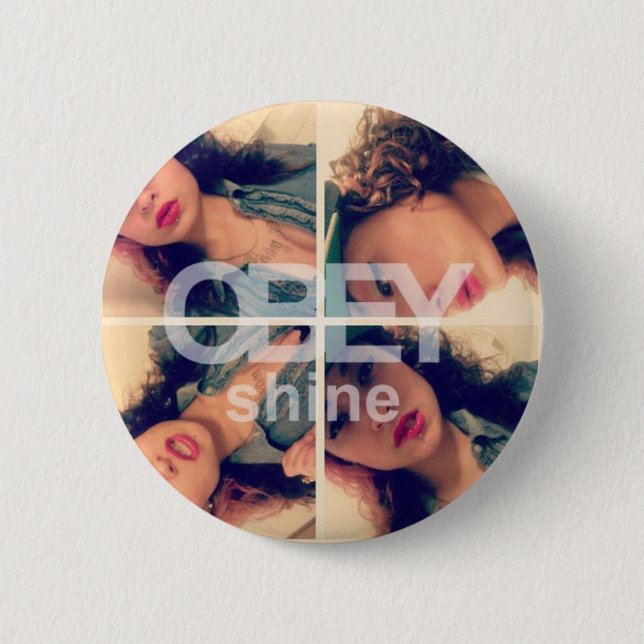 Badge Rond 5 Cm OBYLES : Éclat (Devant)