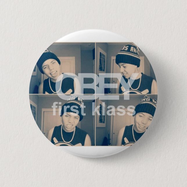 Badge Rond 5 Cm OBYLES : Premier Klass (Devant)