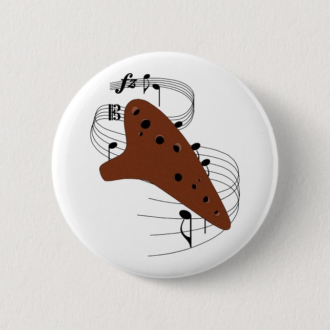Badge Rond 5 Cm Ocarina (Devant)