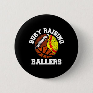 Badge Rond 5 Cm Occupée à élever des Llers drôles de Softll de Ske