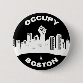 Badge Rond 5 Cm Occupez Boston
