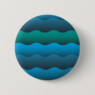 Badge Rond 5 Cm Ocean Waves