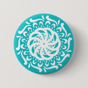 Badge Rond 5 Cm Oceana Mandala