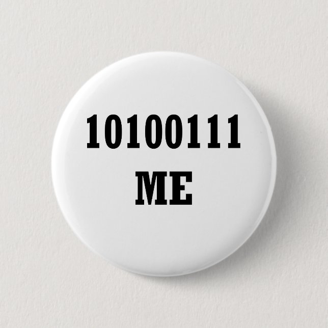 Badge Rond 5 Cm Octet je (Devant)