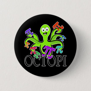 Badge Rond 5 Cm octopi