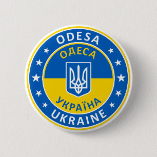 Badge Rond 5 Cm Odesa Ukraine