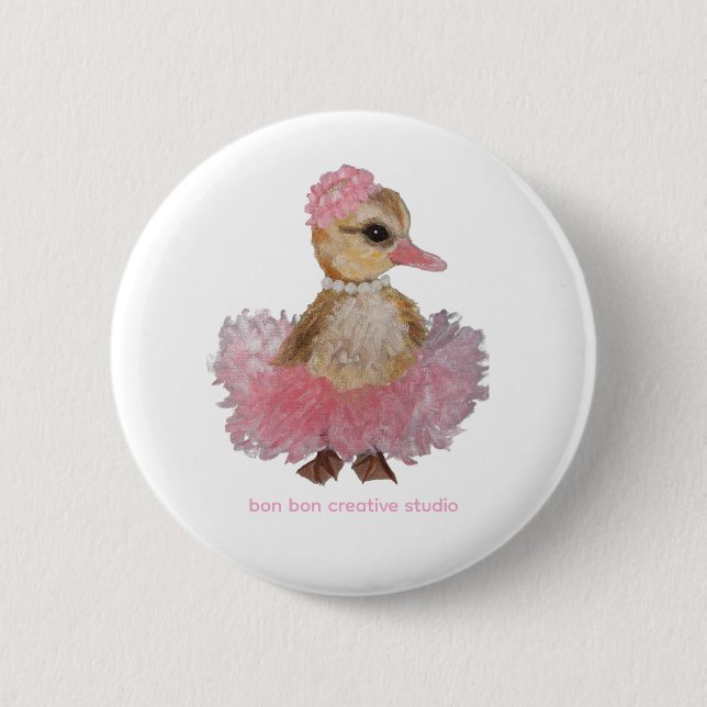 Badge Rond 5 Cm Odette sur une épingle  (Devant)