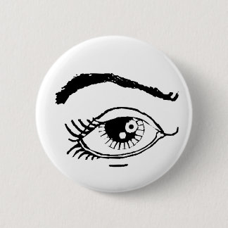 Badge Rond 5 Cm Oeil