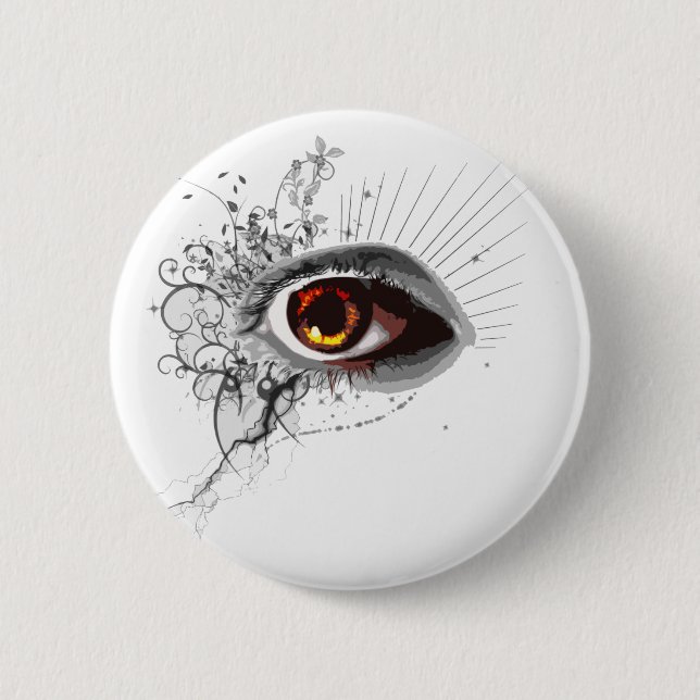 Badge Rond 5 Cm Oeil (Devant)