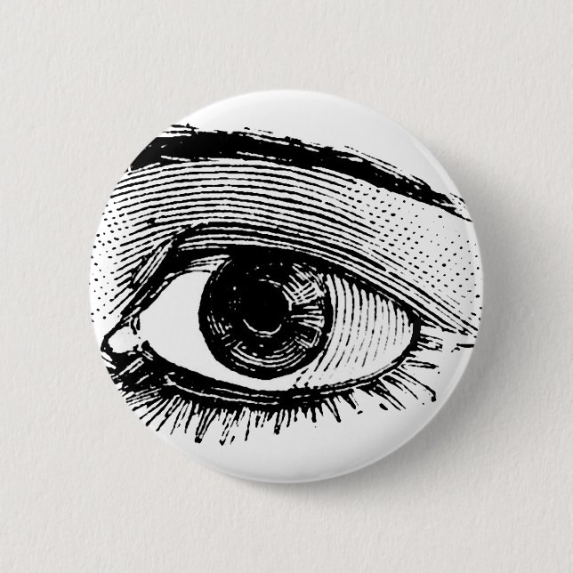 Badge Rond 5 Cm Oeil (Devant)
