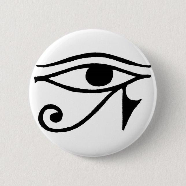 Badge Rond 5 Cm OEil de Horus (Devant)