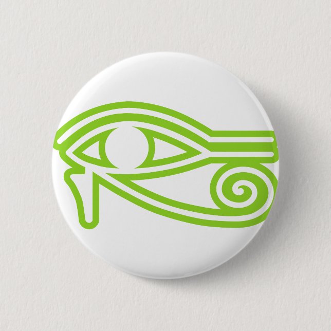 Badge Rond 5 Cm Œil d'Horus (Devant)