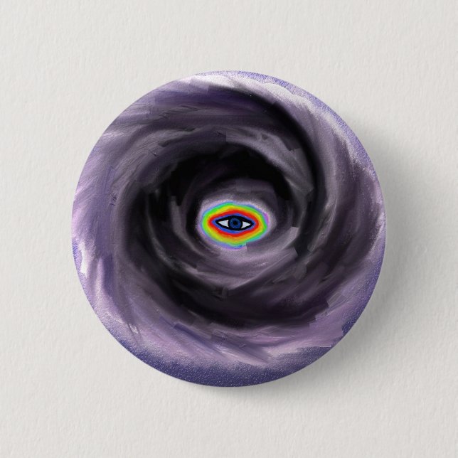 Badge Rond 5 Cm Oeil du cyclone (Devant)