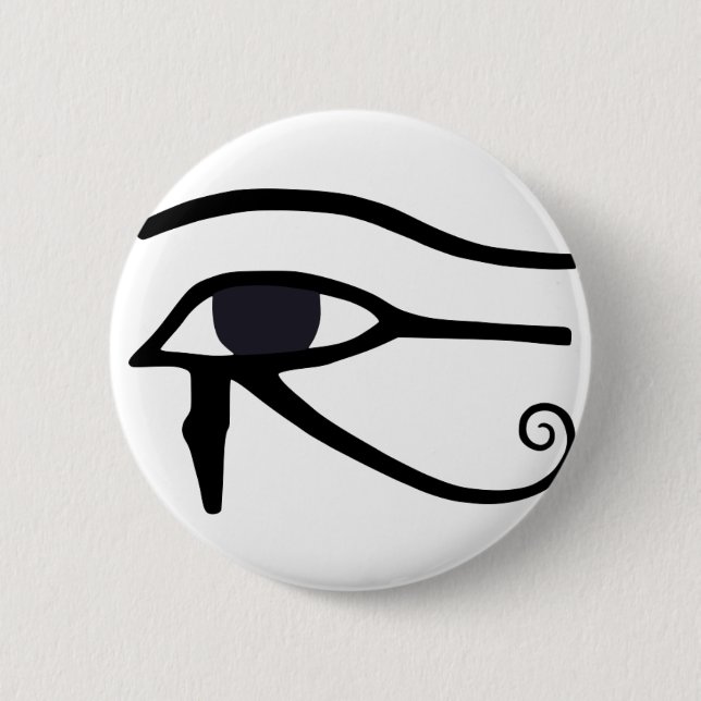 BADGE ROND 5 CM OEIL ÉGYPTIEN DE HORUS (Devant)