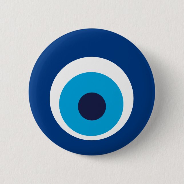 Badge Rond 5 Cm oeil grec (Devant)