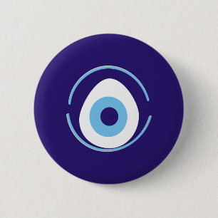 Badge Rond 5 Cm Oeil mauvais