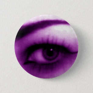 Badge Rond 5 Cm Oeil pourpre