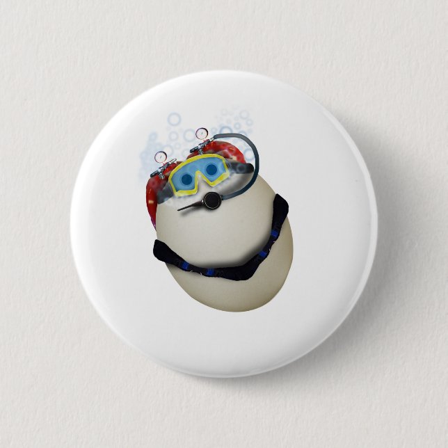 Badge Rond 5 Cm Oeuf de la SCUBA - Venture (Devant)