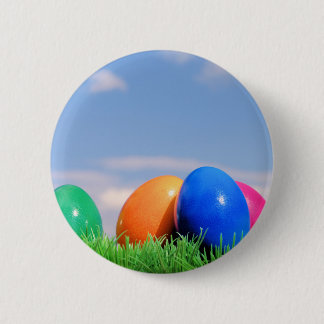 Badge Rond 5 Cm oeufs de pâques