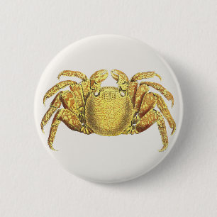 Badge Rond 5 Cm Œuvre d'art côtière nautique vintage représentant