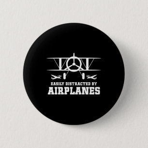 Badge Rond 5 Cm Œuvre d'art facilement distrayante
