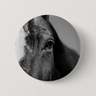 Badge Rond 5 Cm OEuvre d'oeil noir blanc