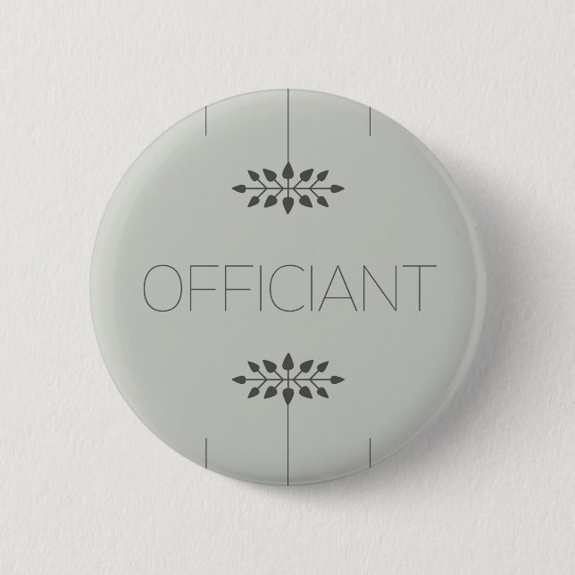 Badge Rond 5 Cm Officiant (Devant)