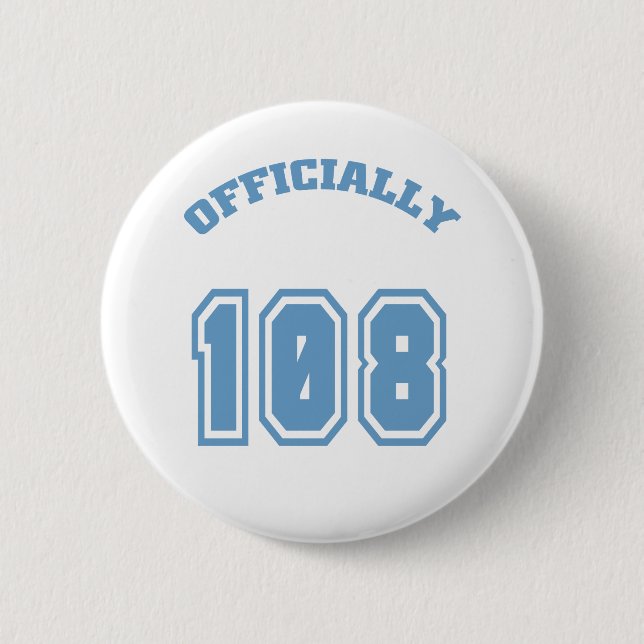 Badge Rond 5 Cm Officiellement 108 (Devant)