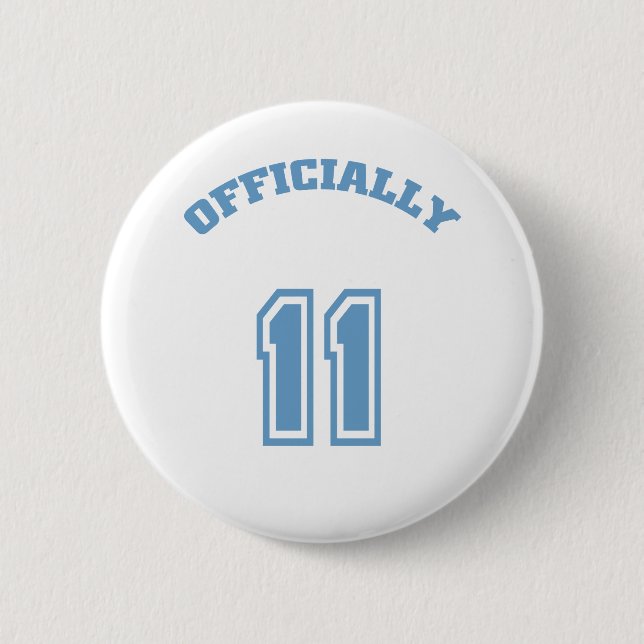 Badge Rond 5 Cm Officiellement 11 (Devant)