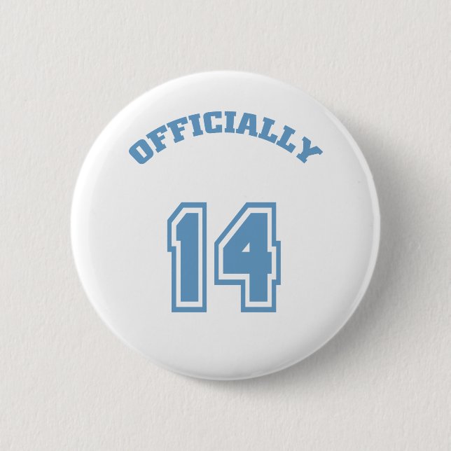 Badge Rond 5 Cm Officiellement 14 (Devant)