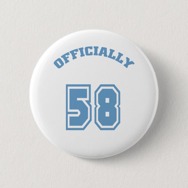 Badge Rond 5 Cm Officiellement 58 (Devant)